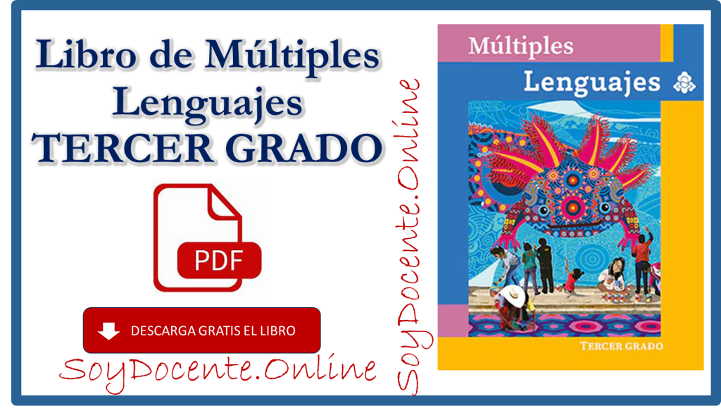 Descarga gratis el Libro de Múltiples lenguajes tercer grado de