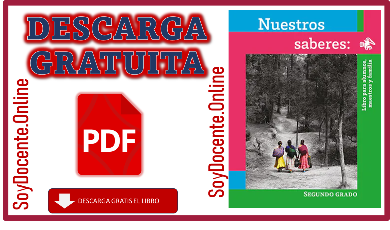 Libro De Nuestros Saberes Segundo Grado De Primaria Por SEP Distribuido