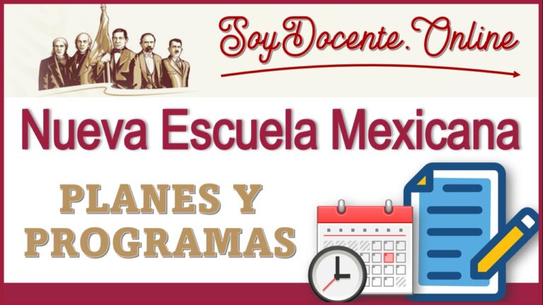 Nueva Escuela Mexicana Planes Y Programas Diciembre