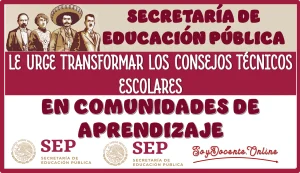 A LA SECRETARÍA DE EDUCACIÓN PÚBLICA LE URGE TRANSFORMAR LOS CONSEJOS TÉCNICOS ESCOLARES EN COMUNIDADES DE APRENDIZAJE