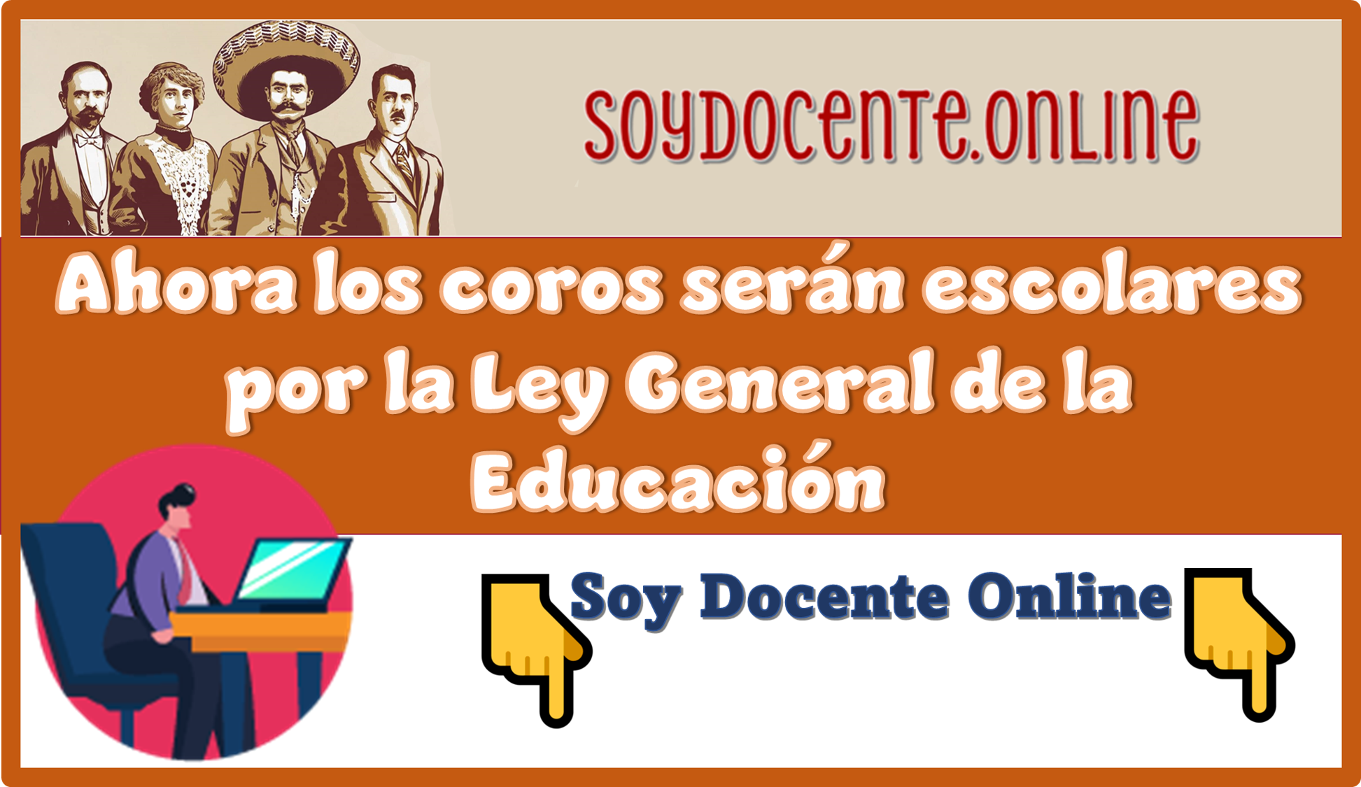 Ahora los coros serán escolares por la Ley General de la Educación