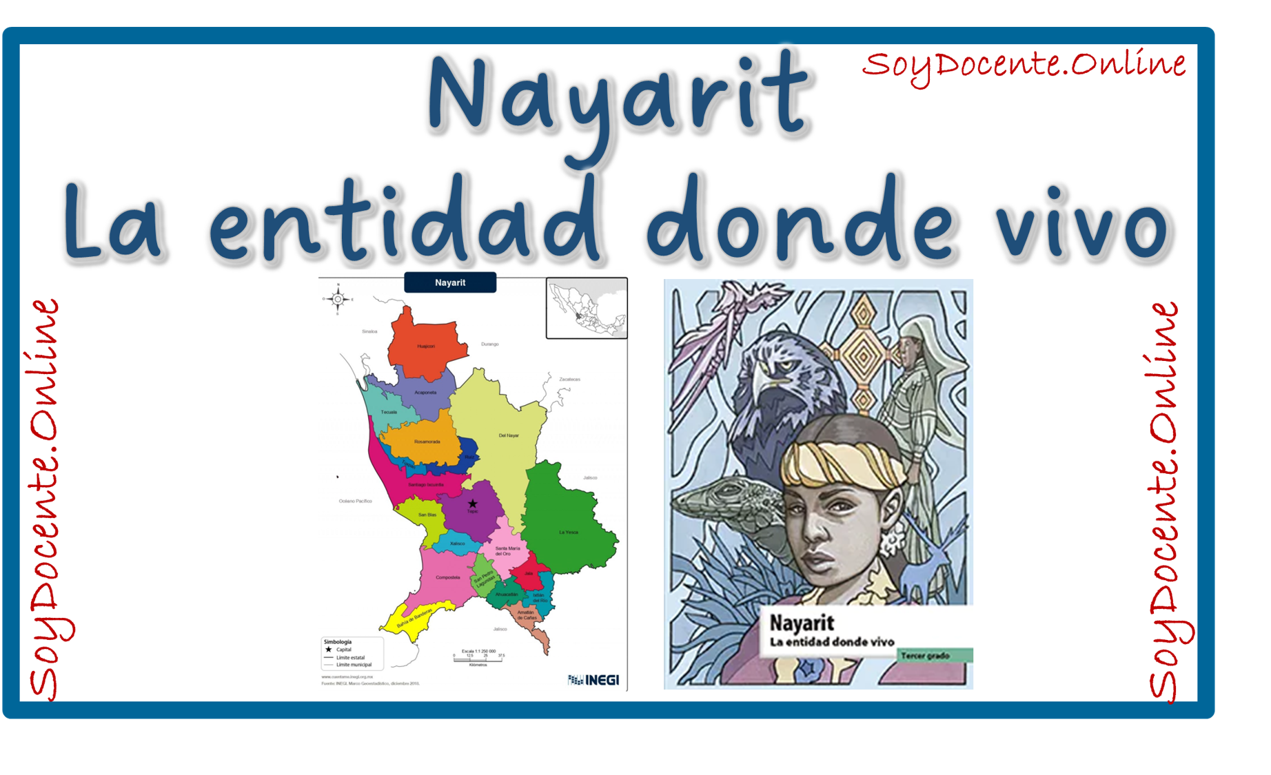 Ahora ya puedes descargar en PDF Libro de Nayarit La entidad donde vivo tercer grado de Primaria, elaborado por la SEP y distribuido por la CONALITEG.