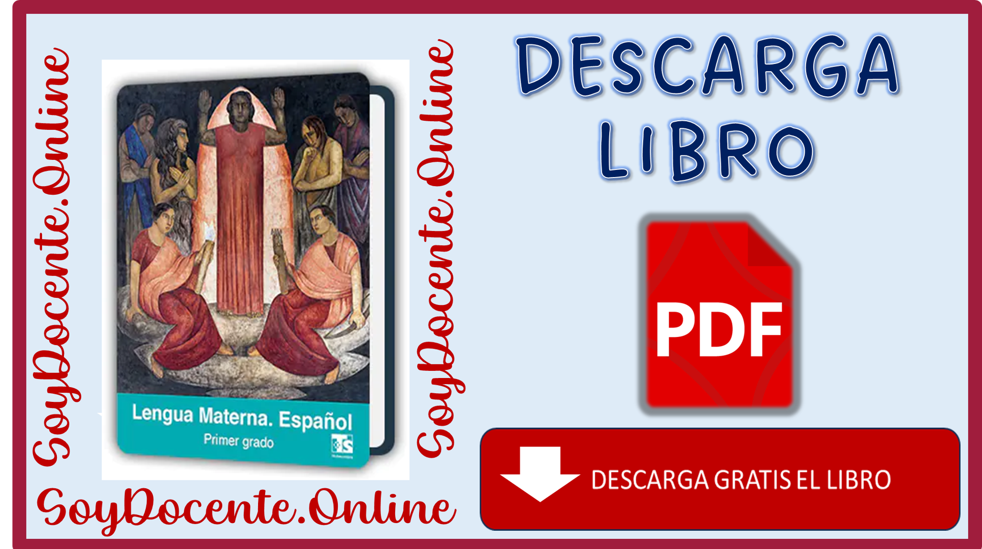Aquí puedes descargar el Libro de Lengua Materna. Español primer grado de Telesecundaria por la SEP, distribuido por la CONALITEG.