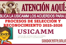 Atención aquí: publica la USICAMM los Acuerdos para los procesos de selección y reconocimiento del 2025-2026