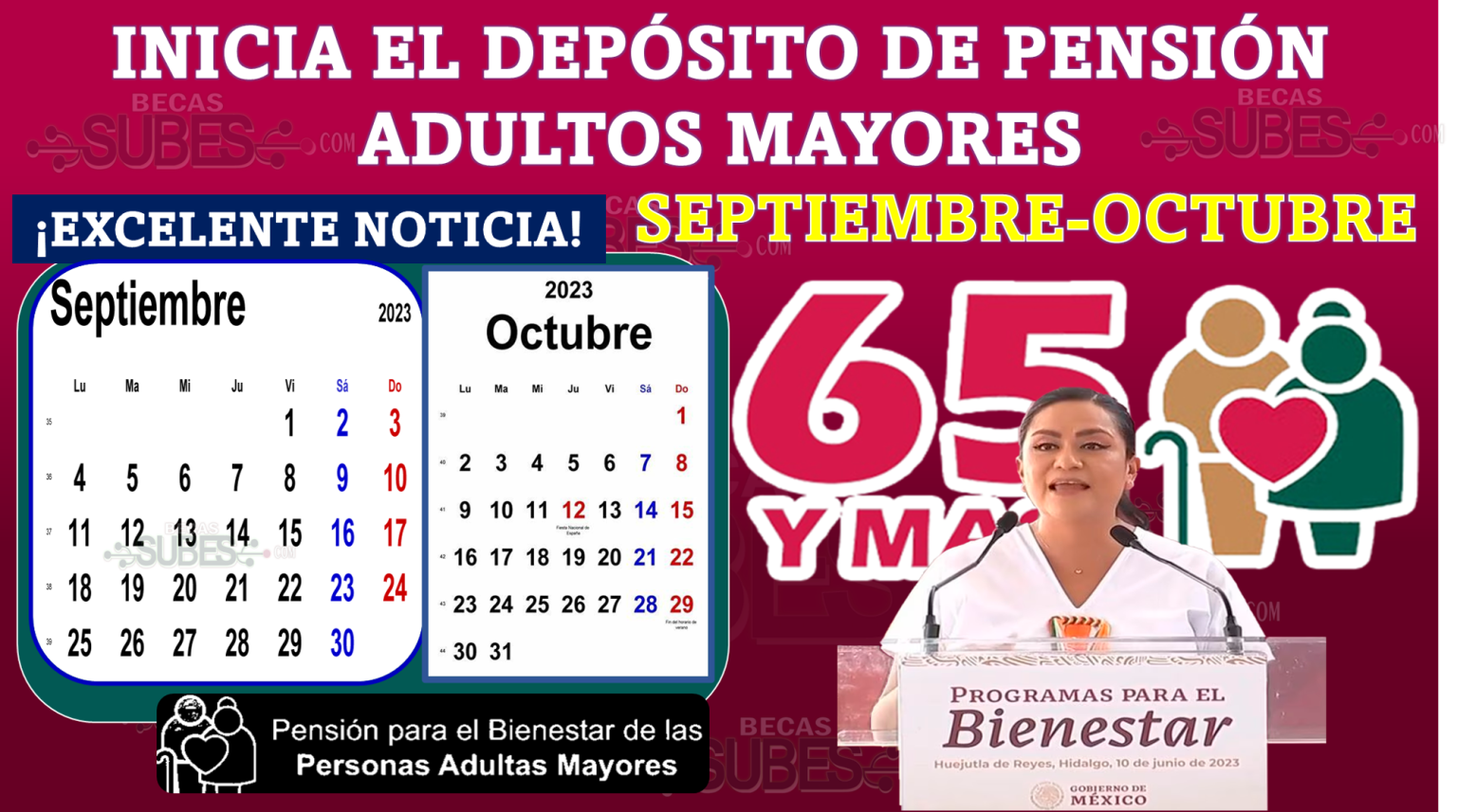 BUENAS NOTICIAS YA INICIO EL DEPÓSITO DE PENSIÓN ADULTOS MAYORES DEL ...