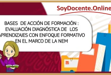 Bases de Acción de Formación Evaluación Diagnóstica de los Aprendizajes con Enfoque Formativo en el Marco de la NEM