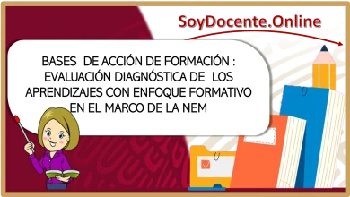 Bases de Acción de Formación Evaluación Diagnóstica de los Aprendizajes con Enfoque Formativo en el Marco de la NEM