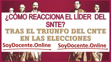 ¿CÓMO REACCIONA EL LÍDER DEL SNTE TRAS EL TRIUNFO DEL CNTE EN LAS ELEECIONES?