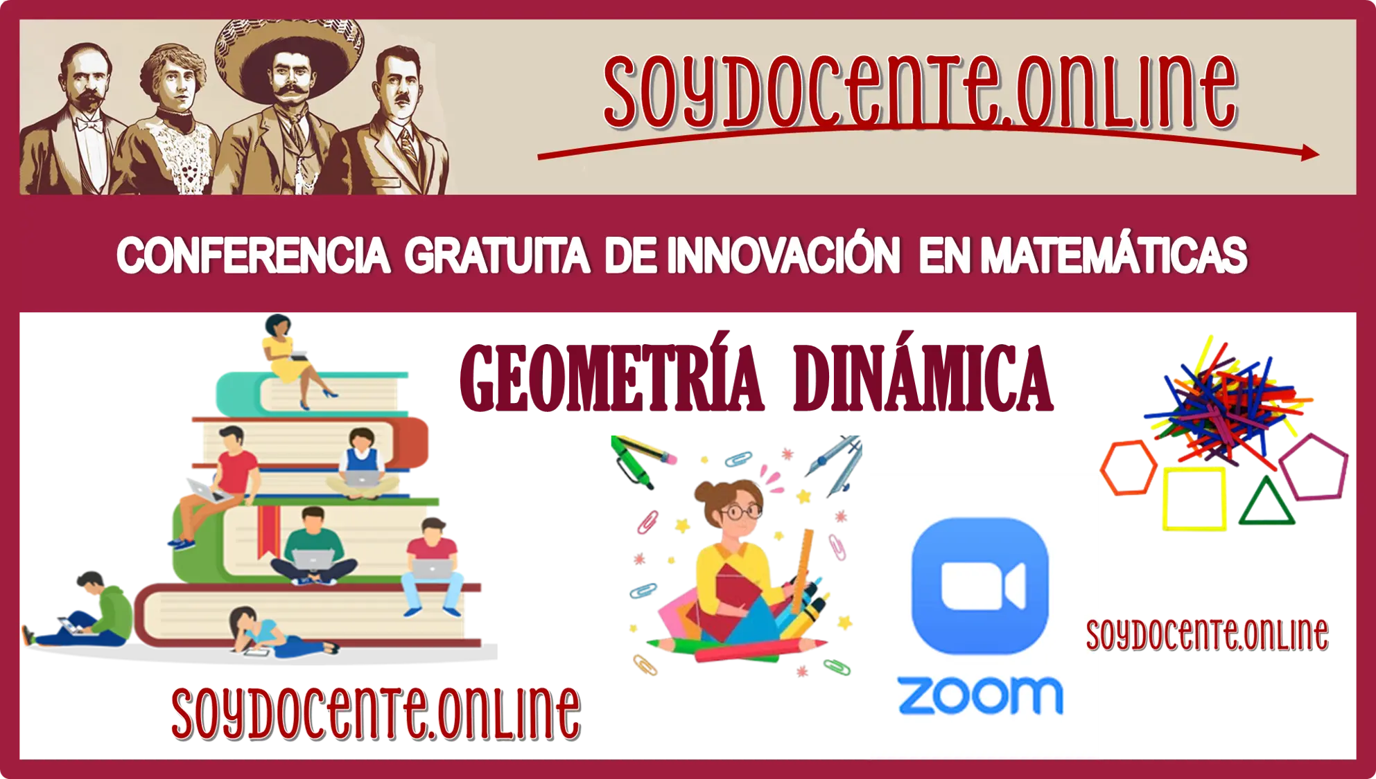 CONFERENCIA GRATUITA DE INNOVACIÓN EN MATEMÁTICAS: GEOMETRÍA DINÁMICA 