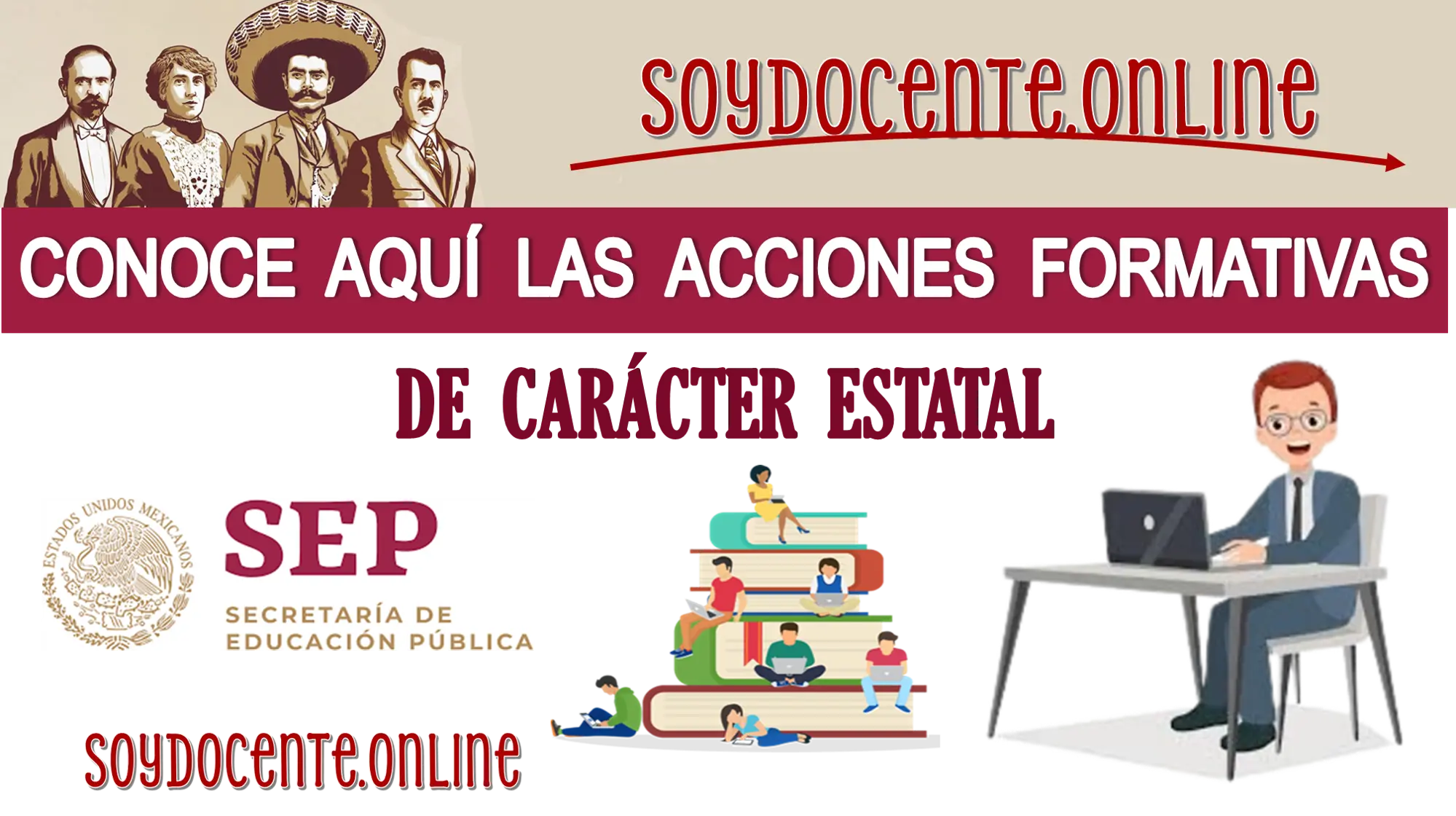 CONOCE AQUÍ LAS ACCIONES FORMATIVAS DE CARÁCTER ESTATAL | ¿QUIERES SER PARTE DE ELLAS?