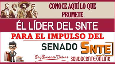 CONOCE AQUÍ LO QUE PROMETE ÉL LÍDER DEL SNTE PARA EL IMPULSO DEL SENADO