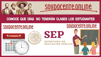 CONOCE QUE DÍAS NO TENDRÁN CLASES LOS ESTUDIANTES | SEP 