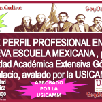 CURSO DE PERFIL PROFESIONAL EN LA NUEVA ESCUELA MEXICANA (40 HORAS), por la Unidad Académica Extensiva Gómez Palacio, avalado por la USICAMM (MODALIDAD EN LÍNEA)