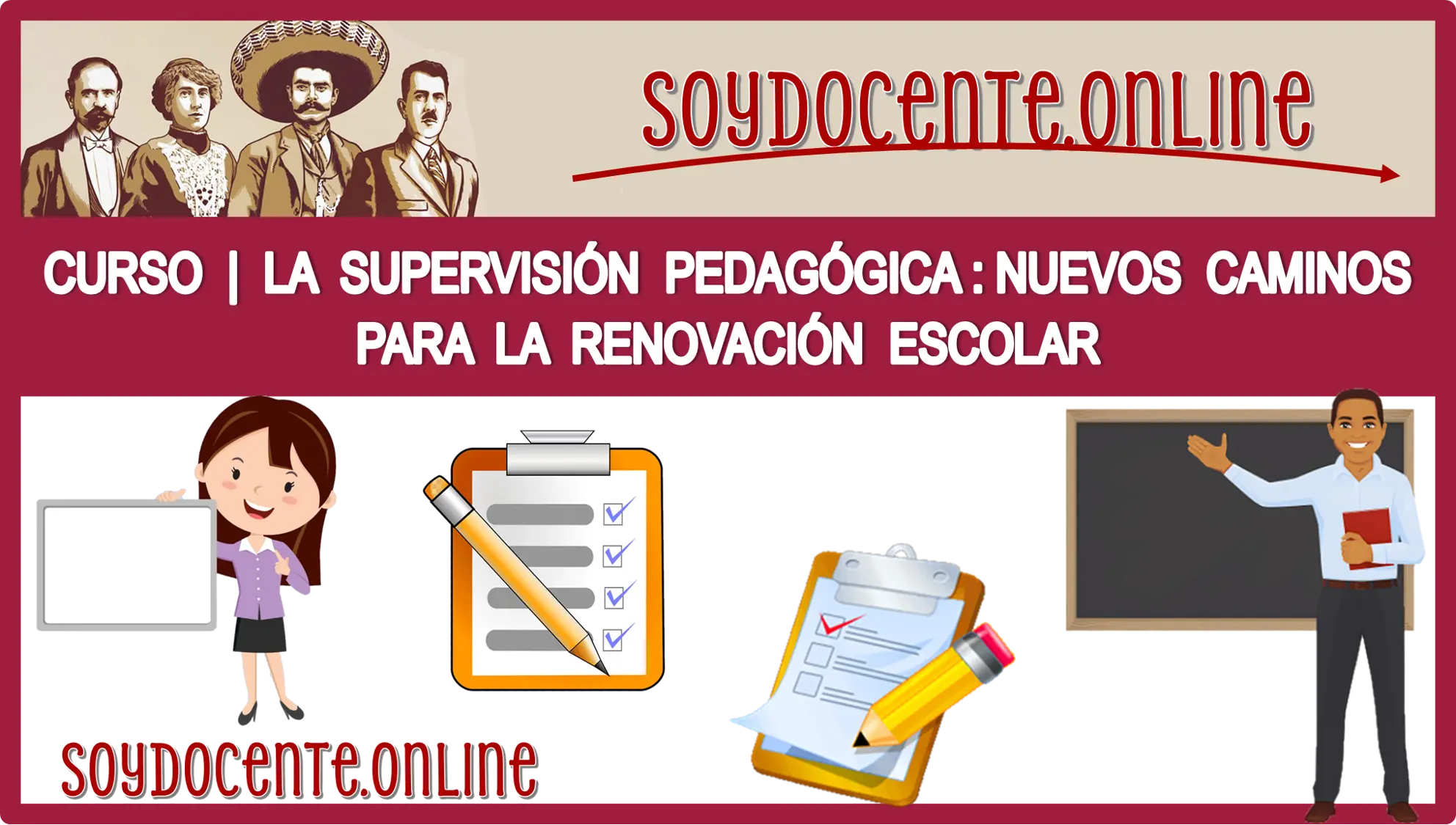 CURSO | LA SUPERVISIÓN PEDAGÓGICA: NUEVOS CAMINOS PARA LA RENOVACIÓN ESCOLAR