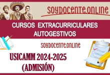 CURSOS EXTRACURRICULARES AUTOGESTIVOS...USICAMM 2024-2025(ADMISIÓN)