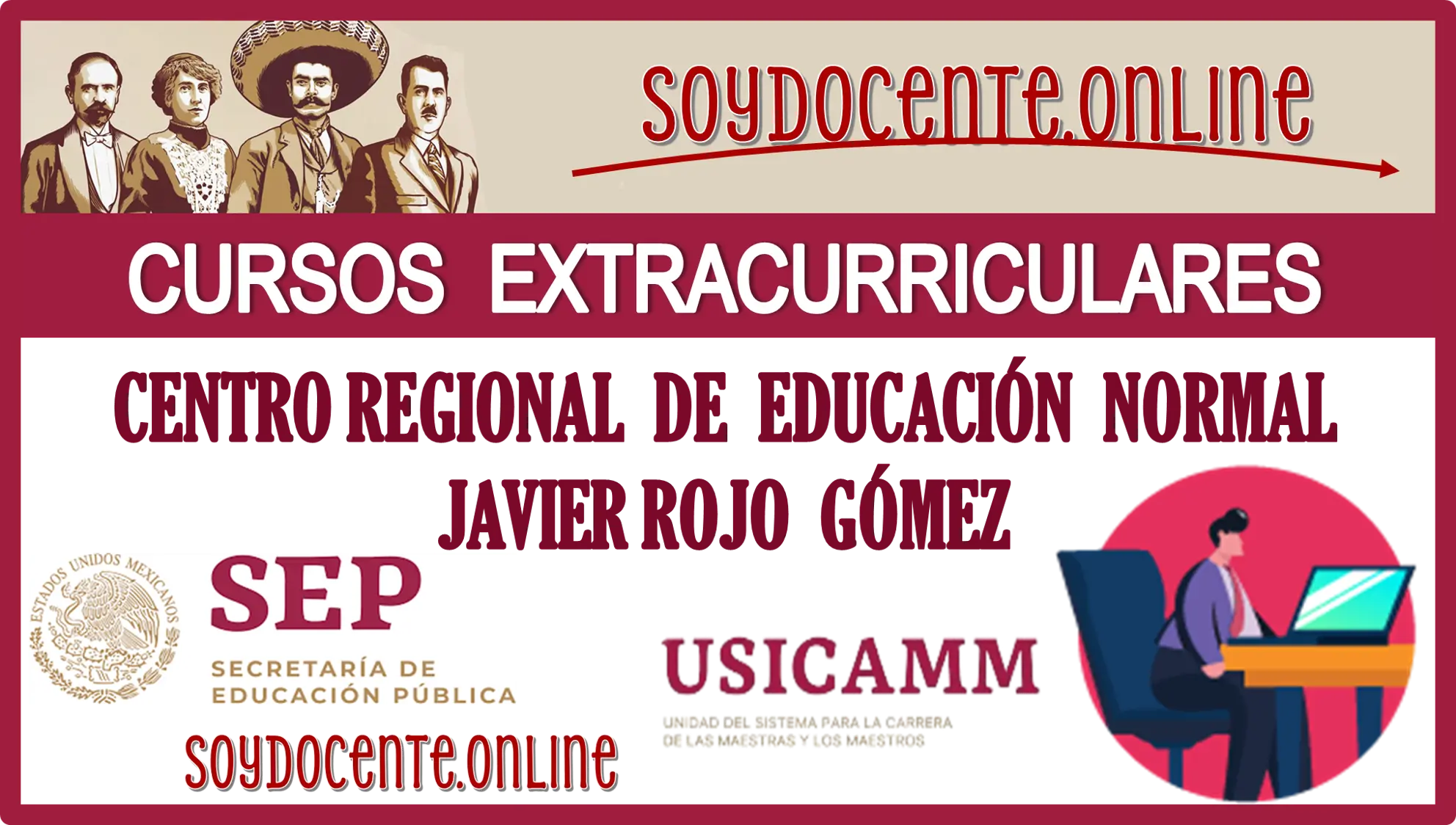 CURSOS EXTRACURRICULARES VALIDADO POR LA USICAMM | CENTRO REGIONAL DE EDUCACIÓN NORMAL JAVIER ROJO GÓMEZ