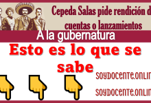 Cepeda Salas pide rendición de cuentas o lanzamientos a la gubernatura...Esto es lo que se sabe 