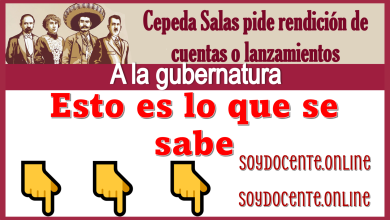 Cepeda Salas pide rendición de cuentas o lanzamientos a la gubernatura...Esto es lo que se sabe 