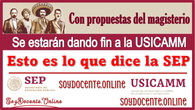 Con propuestas del magisterio se estará dando fin a la USICAMM...Esto es lo que dice la SEP 
