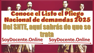 Conoce el Listo el Pliego Nacional de demandas 2025 del SNTE...Aquí sabrás de que se trata 