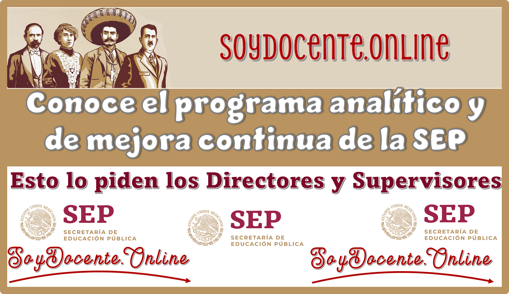 Conoce el programa analítico y de mejora continua de la SEP | Esto lo piden los Directores y Supervisores
