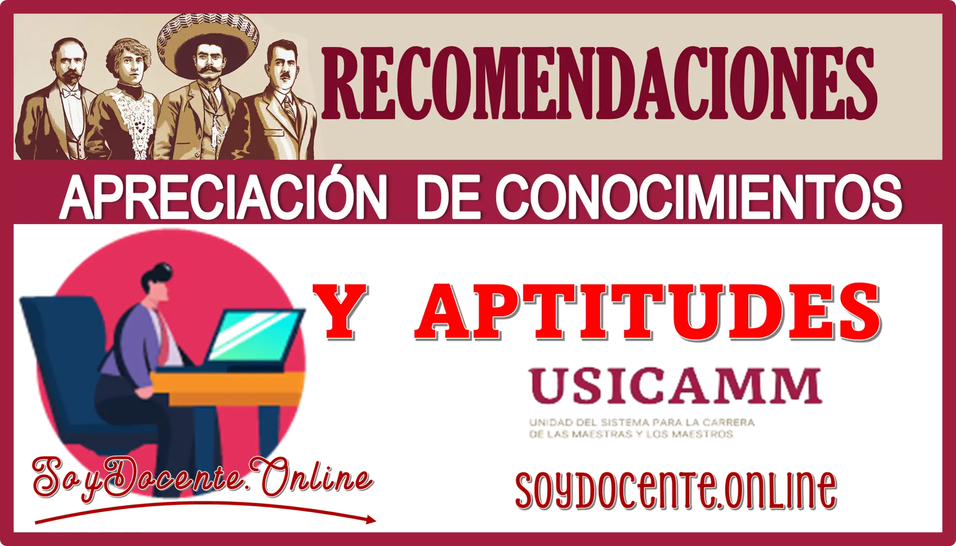 Conoce las recomendaciones | Apreciación de Conocimientos y Aptitudes