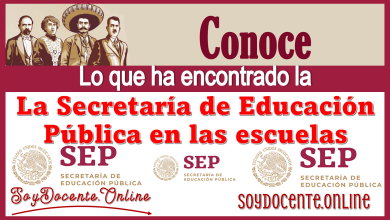 Conoce lo que ha encontrado la Secretaría de Educación Pública en las escuelas. 