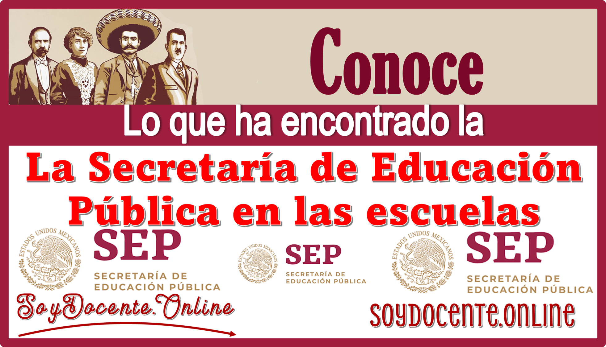 Conoce lo que ha encontrado la Secretaría de Educación Pública en las escuelas. 
