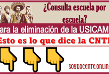 ¿Consulta escuela por escuela para la eliminación de la USICAMM?...Esto es lo que dice la CNTE 
