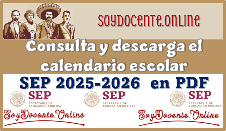 Consulta y descarga el calendario escolar de la SEP 2025-2026 en PDF 🥇 ...