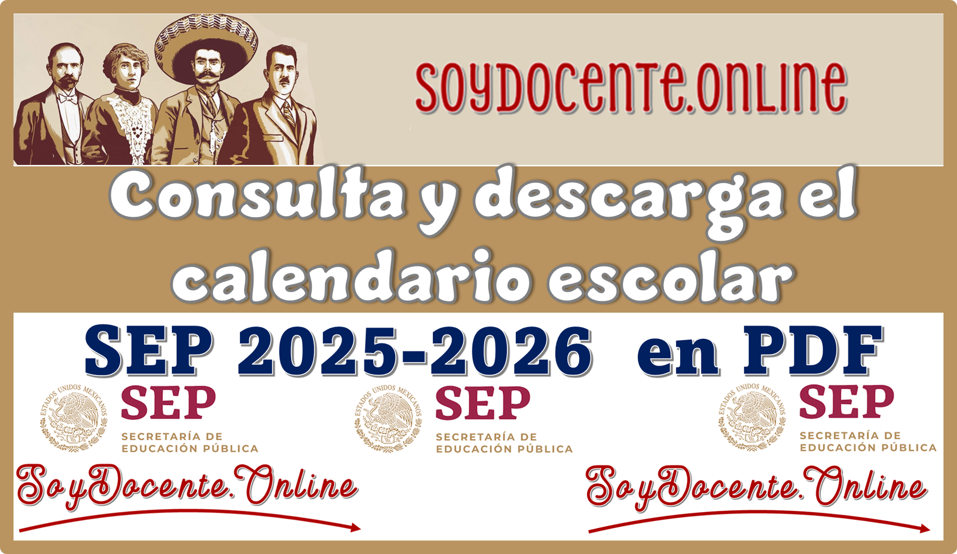 Consulta y descarga el calendario escolar de la SEP 2025-2026 en PDF