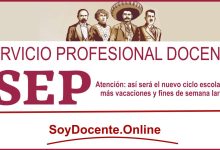 Atención: así será el nuevo ciclo escolar con más vacaciones y fines de semana largos