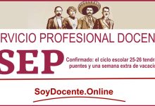 Confirmado: el ciclo escolar 25-26 tendrá más puentes y una semana extra de vacaciones