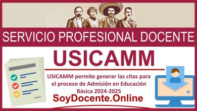USICAMM permite generar las citas para el proceso de Admisión en Educación Básica 2024-2025