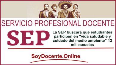 La SEP buscará que estudiantes participen en "vida saludable y cuidado del medio ambiente" 12 mil escuelas