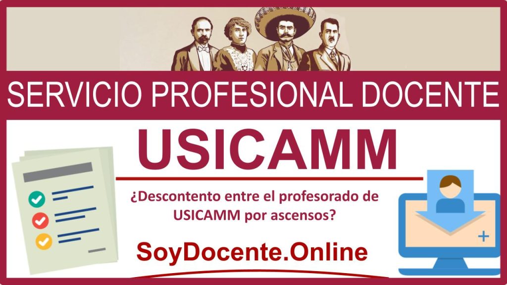 ¿Descontento entre el profesorado de USICAMM por ascensos?