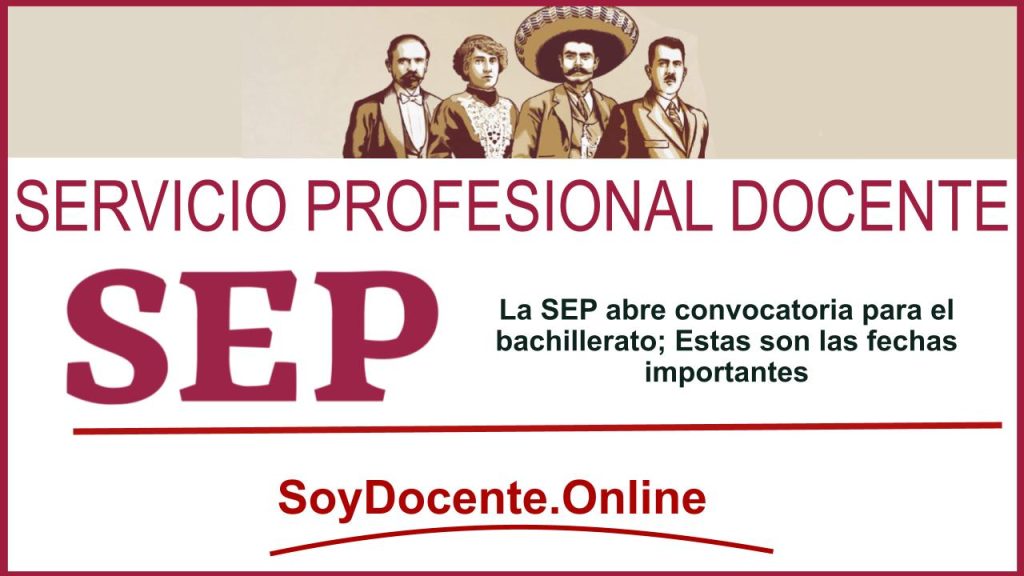 La SEP abre convocatoria para el bachillerato; Estas son las fechas importantes