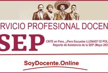 CNTE en Paro, ¿Pero Escuelas LLENAS? El POLÉMICO Reporte de Asistencia de la SEP (Mayo 2025)