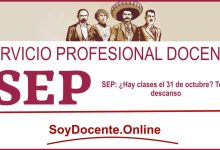 ▷ SEP: ¿Hay clases el 31 de octubre? Toca descanso » 2025 Soy Docente Online 🥇 SEP: ¿Hay clases el 31 de octubre? Toca descanso