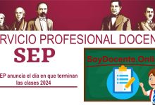 La SEP anuncia el día en que terminan las clases 2024