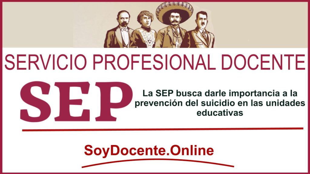 La SEP busca darle importancia a la prevención del suicidio en las unidades educativas