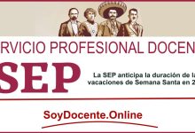 La SEP anticipa la duración de las vacaciones de Semana Santa en 2025