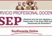 ¿Quiénes son los que regresan a sus clases este 13 de enero 2025 tras las Vacaciones de Diciembre?