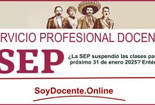 ¿La SEP suspendió las clases para el próximo 31 de enero 2025? Entérate