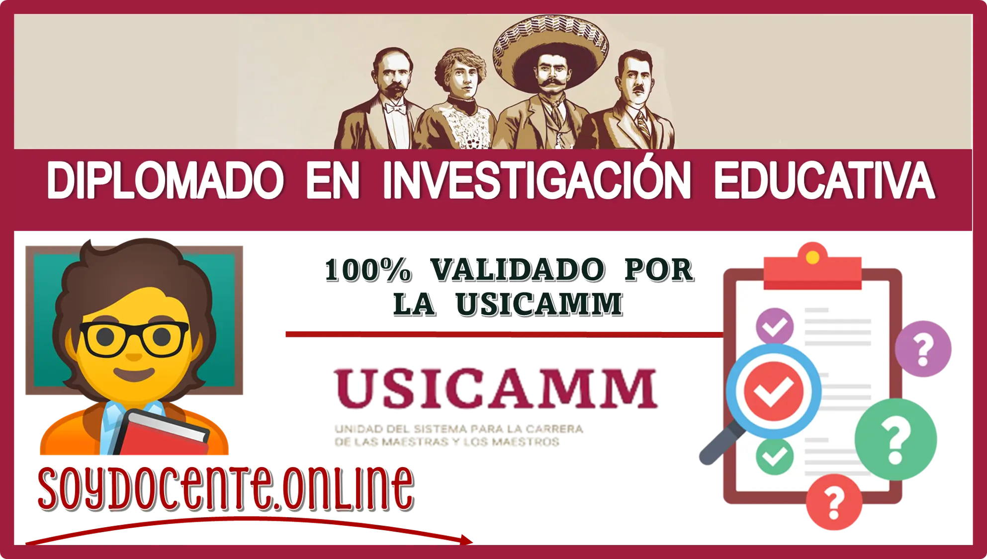 DIPLOMADO EN INVESTIGACIÓN EDUCATIVA | 100% VALIDADO POR LA USICAMM