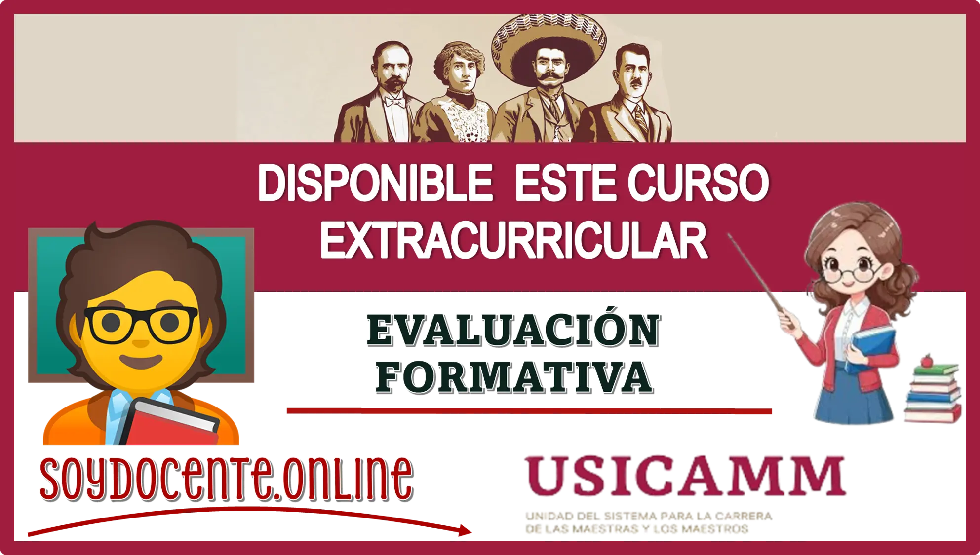 DISPONIBLE ESTE CURSO EXTRACURRICULAR VALIDADO POR LA USICAMM | EVALUACIÓN FORMATIVA