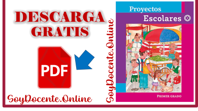 Descarga ahora Libro de Proyectos Escolares primer grado de Primaria Descargar en PDF