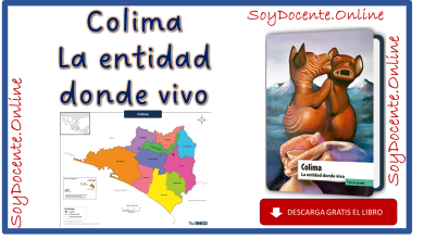 Descarga aquí el Libro de Colima La entidad donde vivo tercer grado de Primaria, por la SEP, distribuido por la CONALITEG. PDF