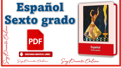 Descarga digital del Libro de Español sexto grado de Primaria, obra de la SEP, distribuido por la CONALITEG, PDF gratis.