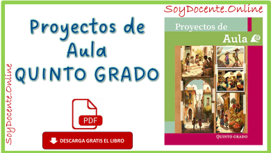 Descarga gratis en PDF el Libro de Proyectos de Aula quinto grado de Primaria obra oficial de la SEP, distribuido por CONALITEG.